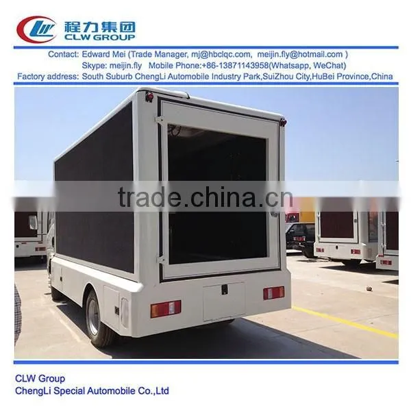 Howo 100 Hp 4*2 type P10 LED truck mounted led sign