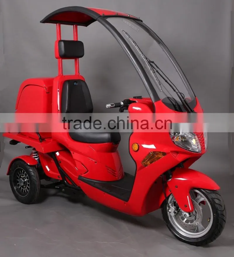 60V 38Ah LITHIUM battery 2.2KW electric roof trike scooter for delivery (TKE-M2200-D)