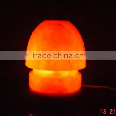 Carved Urn Shaped Pink Himalayan Crystal Rock Salt Lamps