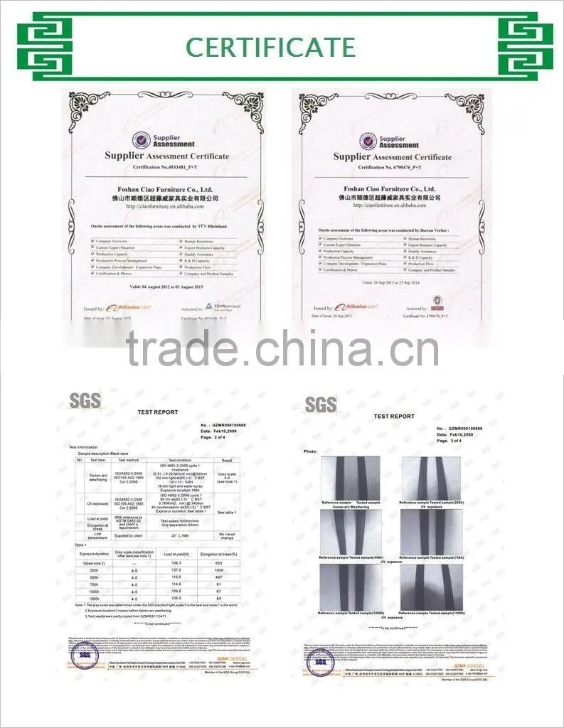 Elegant outdoor rattan bar furniture bar counter and stool (CF819T)