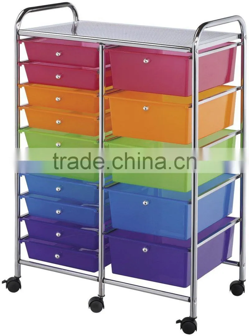 Vivivnature Plastic Storage Drawers and trolley