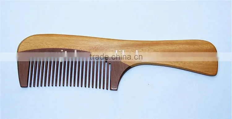 Hair Comb Handmade Natural Wooden Combs with Anti-static & No Snag Handmade Brush for Beard
