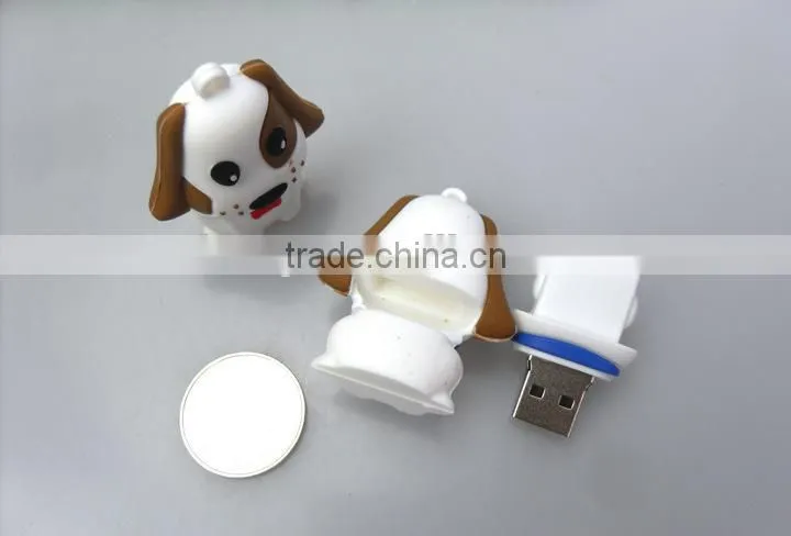 Creative gift dog usb flash drive shell
