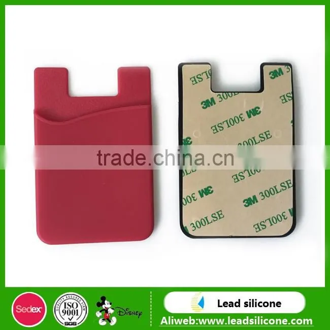 Sedex Factory price stickers 3M silicone mobile phone card holder