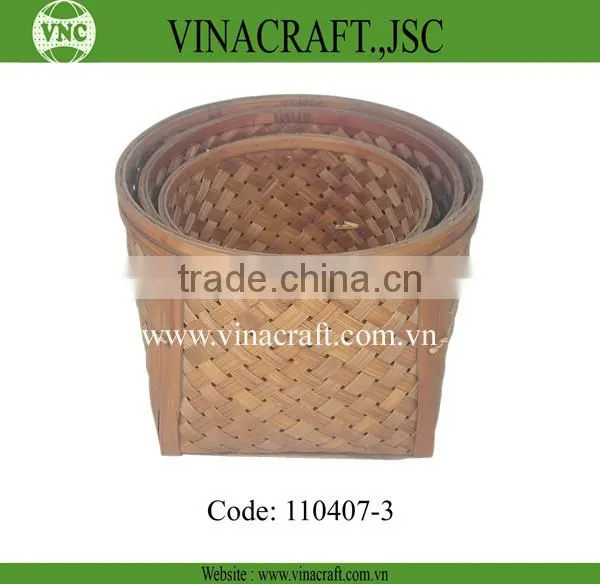 Vietnamese Bamboo - Magazine paper storage bin