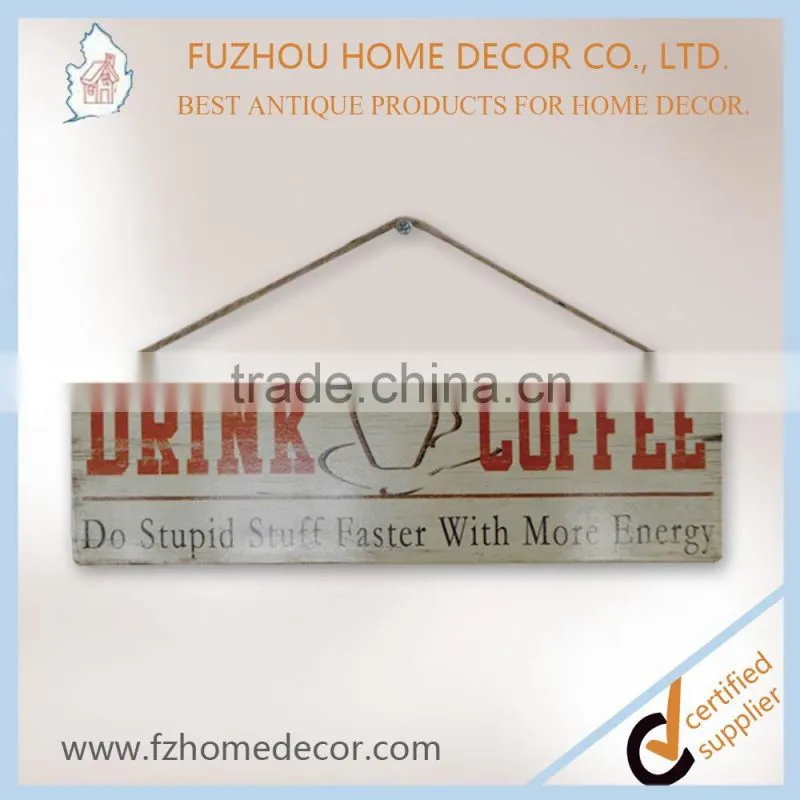 Decorative novelty wooden signs with 3D letters