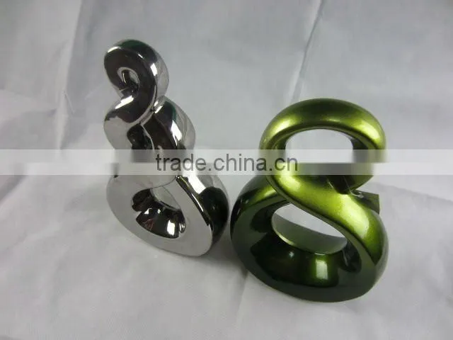 Electroplated porcelain home decoration