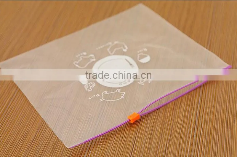 Wholesale Stock Portable PVC Pull Buckle Food Seal Freshness Protection Bag