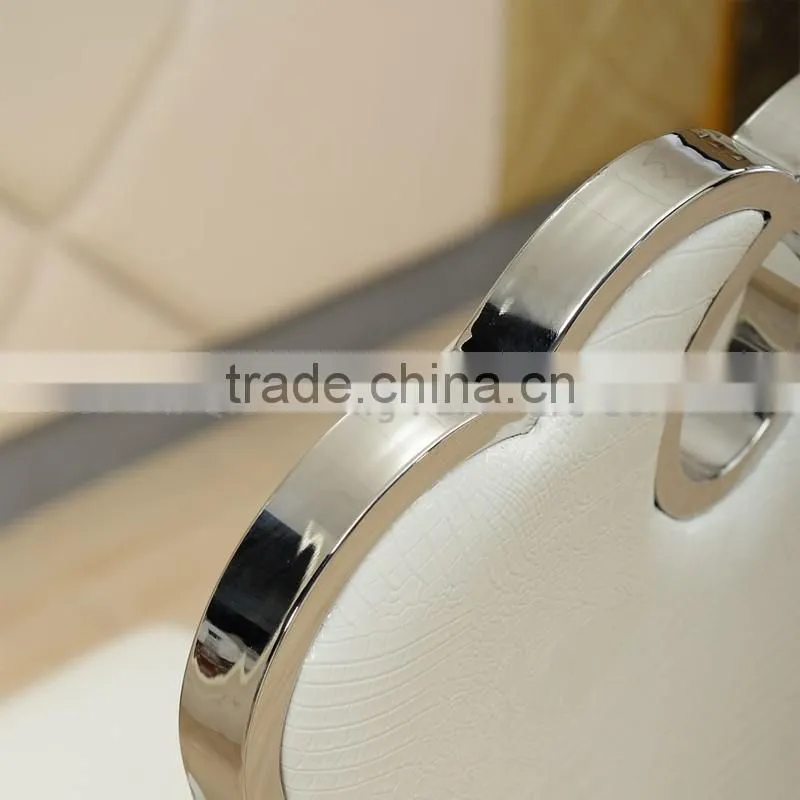 European style elegant white dining chair