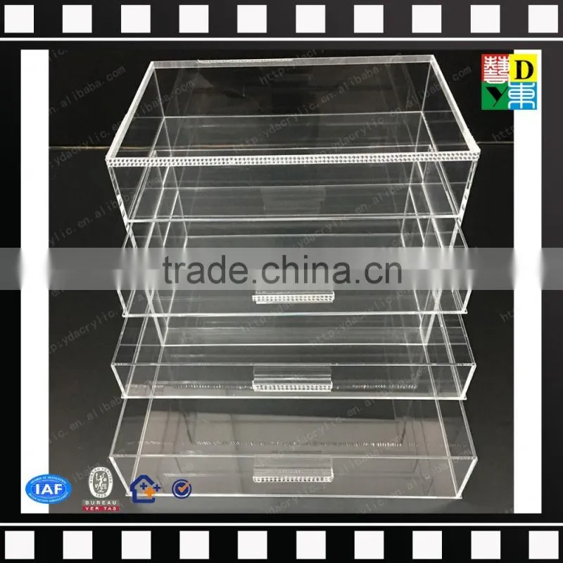 2016 Factory direct Price transparent acrylic lipstick holder,custom rotatable makeup organizer
