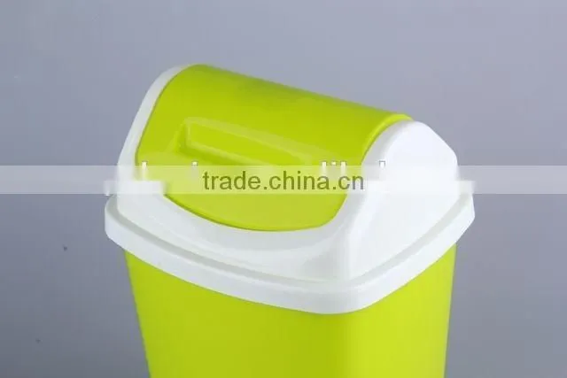 Plastic Trash Can Household Garbage Can/Rubbish Bin