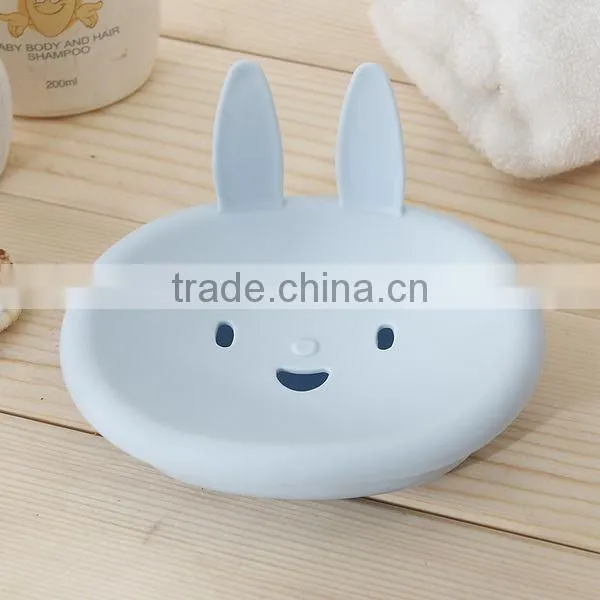 Rabbit sharp plastic soap container
