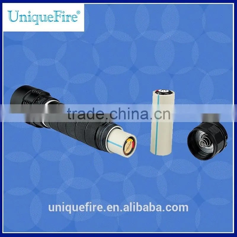 Uniquefire 26650 battery operated bright light diving flashlight with cree xm-l2