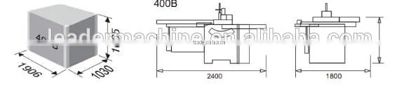 400B Combination Woodworking Machine/Combined universal machine/planer/circular saw