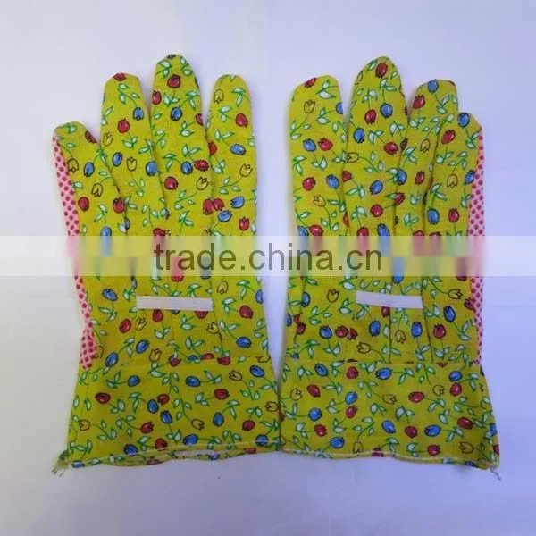 PVC Dotted Safety Garden Gloves