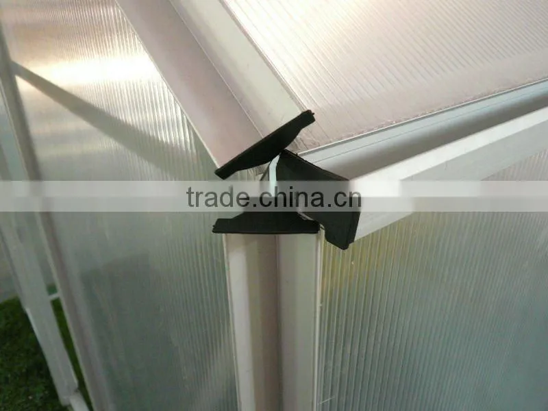 G1001D 6X10FT aluminum greenhouse