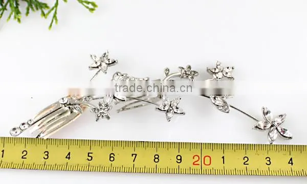 Fashion Hair Accessory alloy crystal Hair Combs Bridal Hair Combs For Girls H172-196