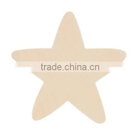 Unfinished Wooden Star Shape