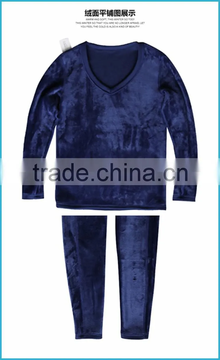 Lower V-Neck Winter Heated Thermal Underwear Polartec Fleece Polypropylene Young Men Baselayer Underwear