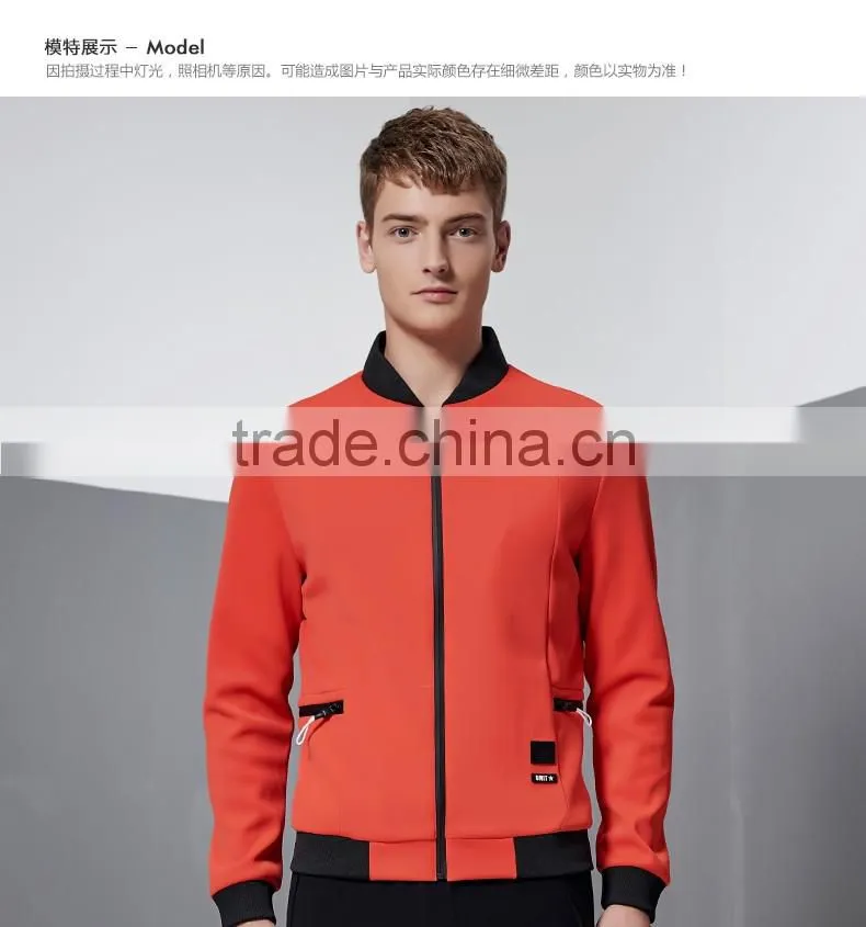 New Design Hot Selling Popular High Quality Men Sport Jacket Super Cool Coat Custom Logo Outdoor Zipper Outerwear