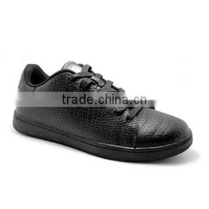 Brand leather sneaker shoe factory surplus stock for man