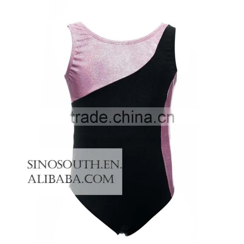 2017 Wholesale Kids Girl's Dance girls Shiny leotard gymnastics Multicolor Leotards