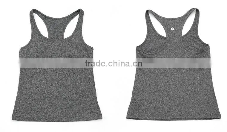 2016 promotional custom dry fit tank top for women