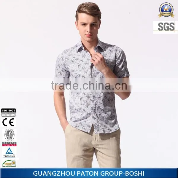 2016 Newest 100% Cotton Casual mens dress shirt in bulk