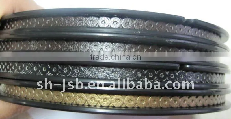 PU leather sequins chain for embroidery machine