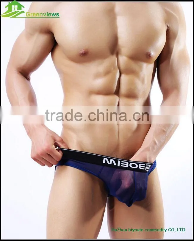OEM service supported gay men thong pouch sexy men underwear sexy gay men underwear factory empty briefs gay underwear