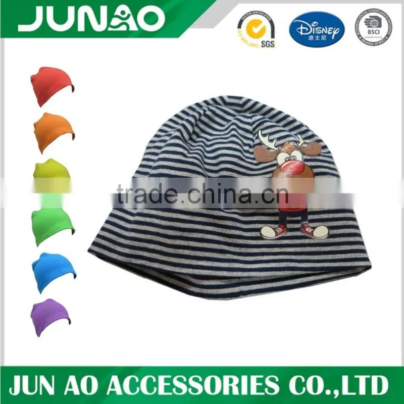 2017 Cute Beanie With Customized Full Screen Over Printing