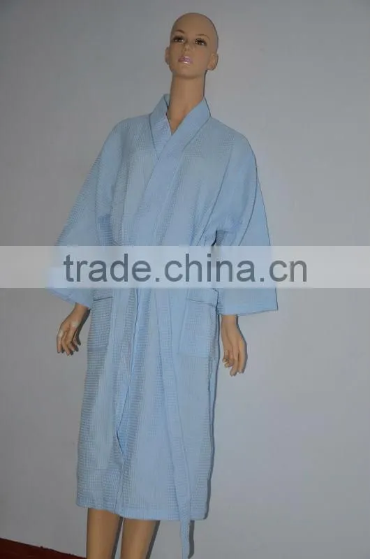 100%cotton walf bath robe