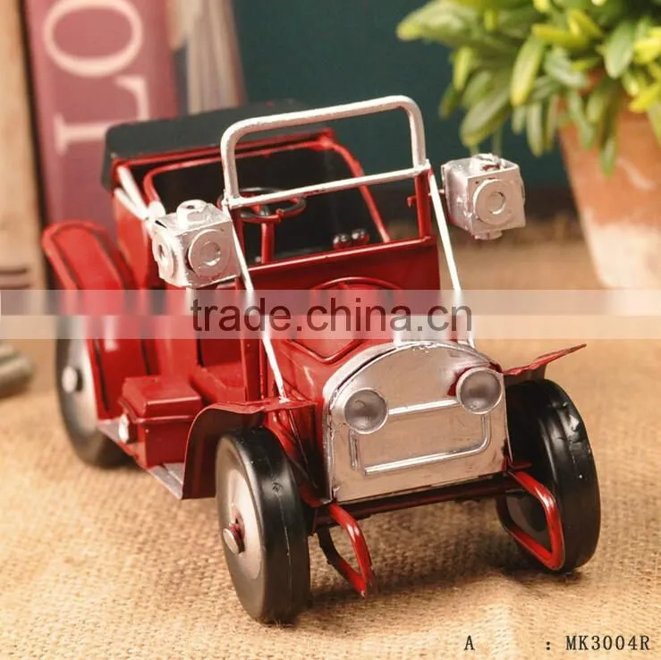 Vintage Red/Blue/White Classic Hotwheel Diecast Car