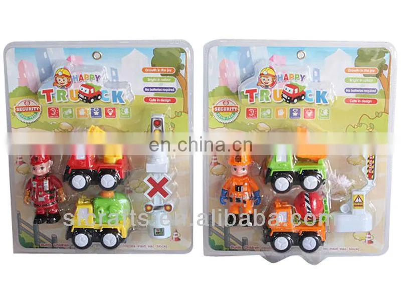 Happy plastic friction power toys cars for kid