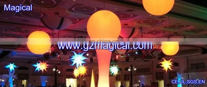 fantastic flowers decoration/ inflatable beautiful lighting flowers for sale