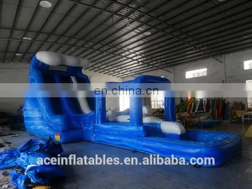 PVC Tarpaulin Kids Banzai Inflatable Water Slide From China