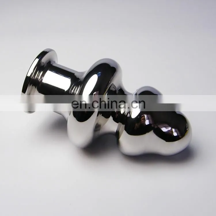 mushroom shape flashing light anal butt plug, jewelry anal plug