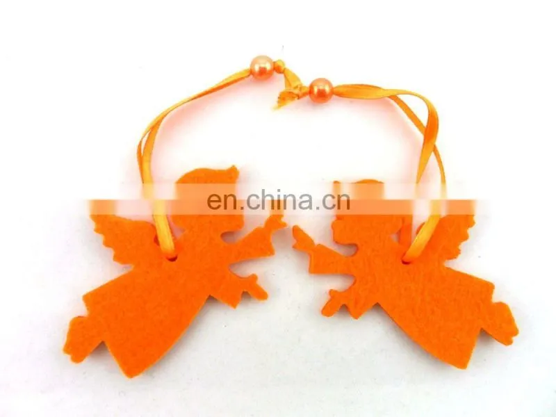 custom colorful Xmas Christmas tree felt decoration hanger