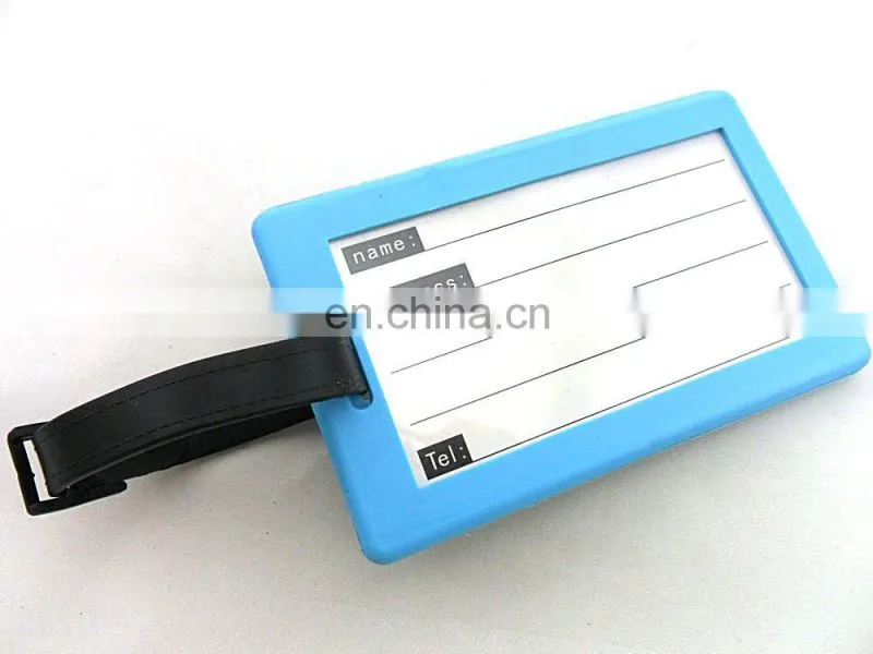 oem embossed id card luggage tag