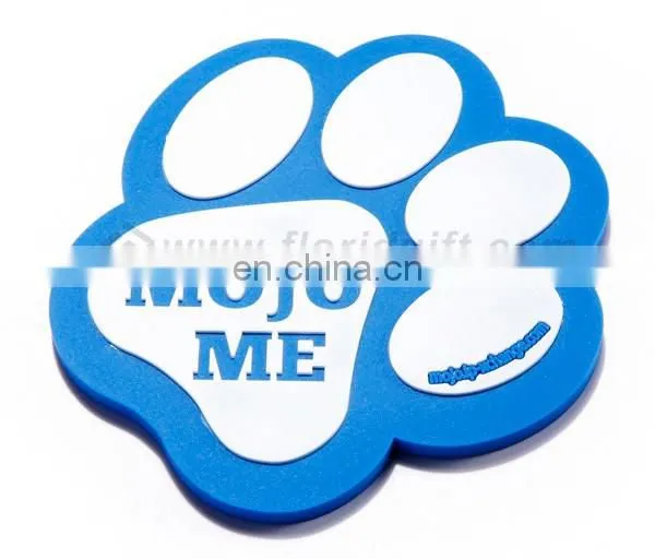 custom cardboard round silicone coaster