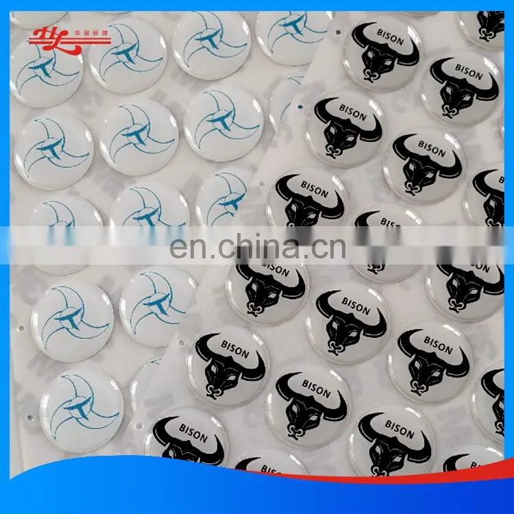 3D Epoxy Resin Domed label