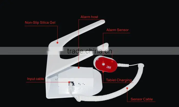 Security Devices For Merchandise With Alarm System Display For Phone And Tablet