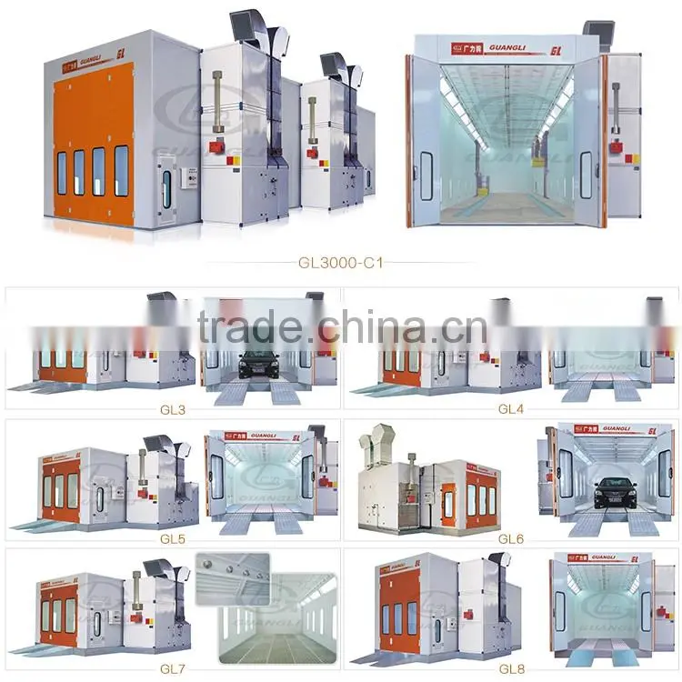 Lower Price Product Rock Wool Wall Panel G20 Burner Car Painting Room Spray Booth For Car(GL2-CE)