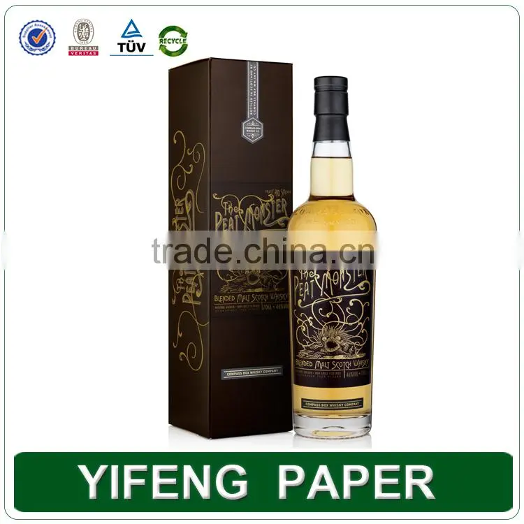Luxury Custom Print Wine Box Packaging Cardboard Wine Gift Box