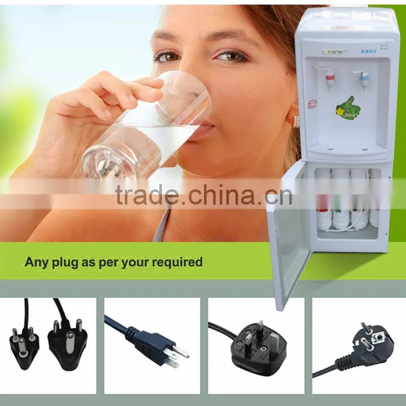 Bottled floor standing water dispenser with sterilize cupboard cold and hot water dispenser