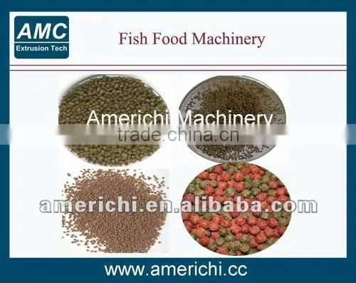 Floating fish feed extruder machine