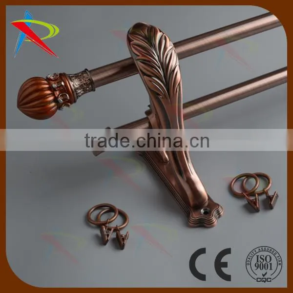 Brass curtain rods/poles full set wholesale
