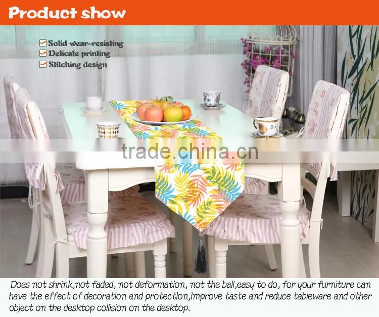 2015 Beautiful Pink pvc Table runner for Wedding Decoration