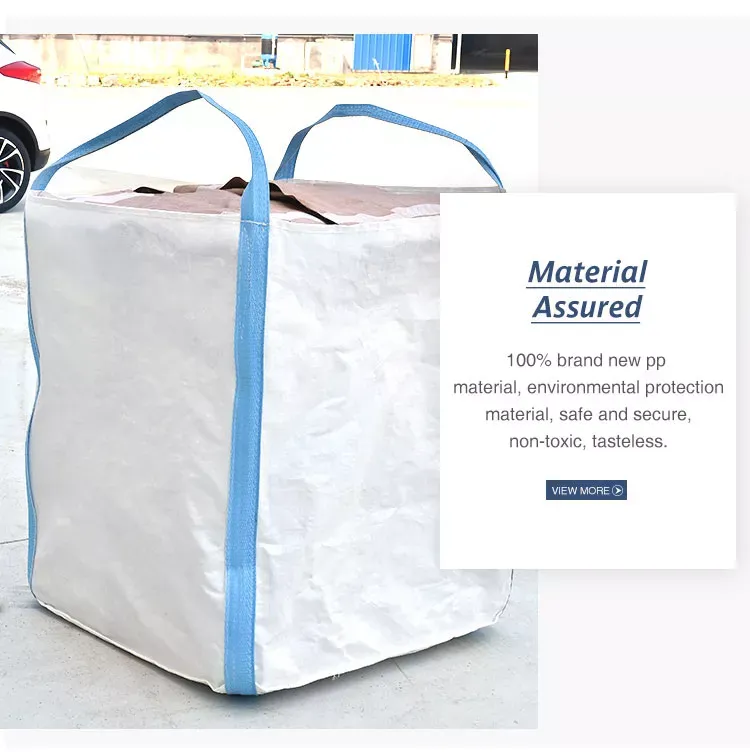 Skip Jumbo FIBC Super Sacks Polypropylene Woven Packaging Dumpster Bag for Construction Waste Rubbis