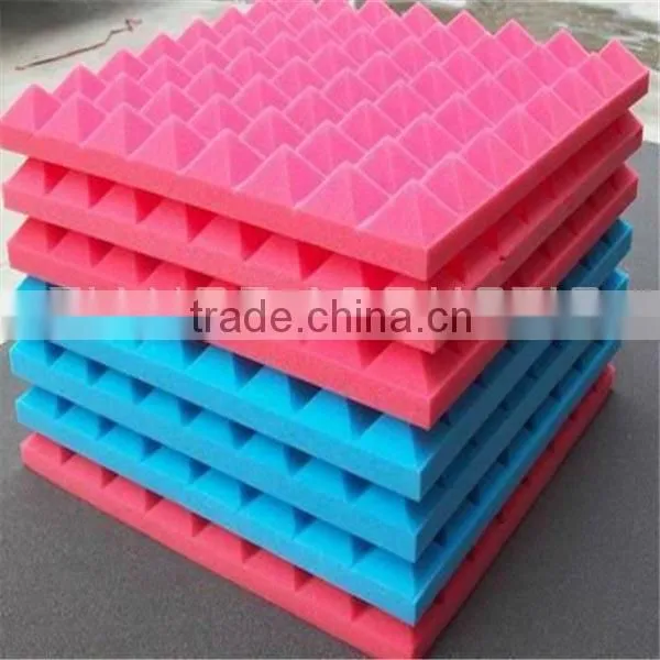 Studio interior egg crate foam